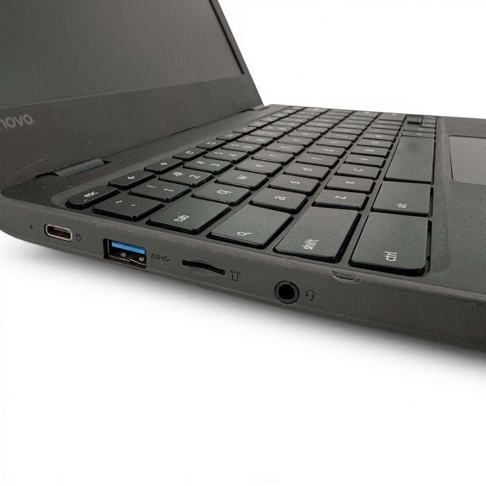 Lenovo Chromebook 100e 1st Gen WIFI 4GB RAM 16GB HD Black [81ER000GUS] - Picture 6 of 15